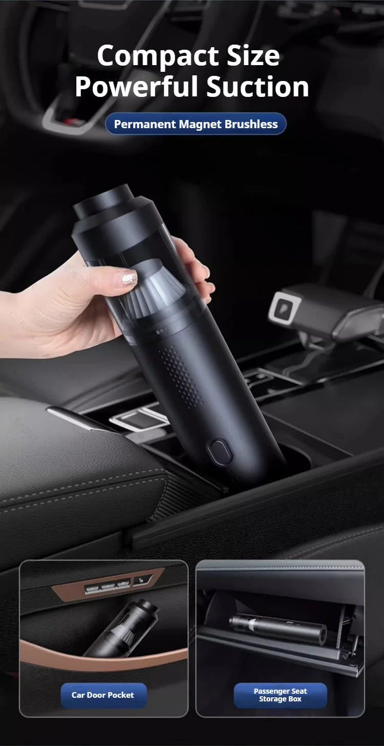 CENRR 9998000PA Car Vacuum Cleaner Strong Suction Powerful Wireless Portable Car Cleaner for Home Appliance Air Blower