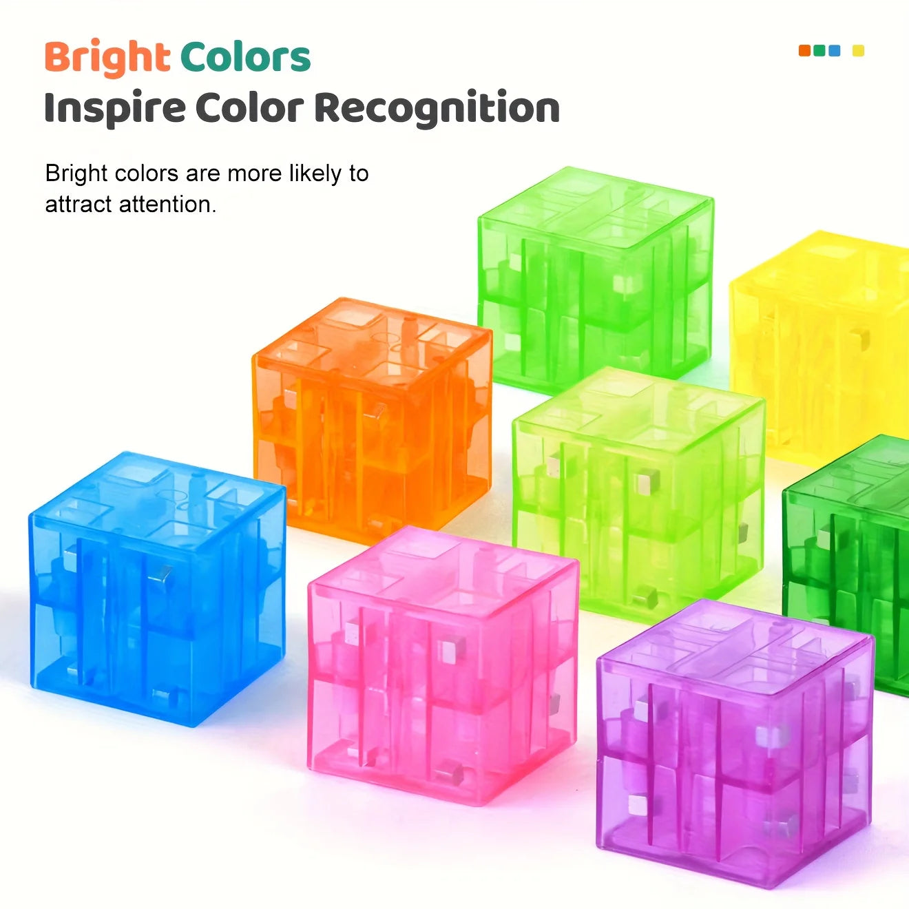 Colorful Magnetic Building Blocks Toy Transparent Magnetic Cubes Construction Preschool STEM Educational Sensory Kids Toys Gift