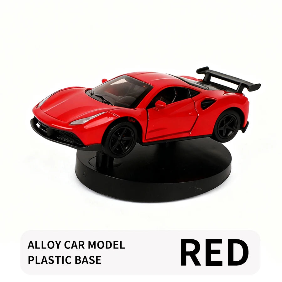 Car Individuality Center Console Decoration Sports Car Drift Rotating Car Decor Auto DashboardTurning Racing Model Decoration