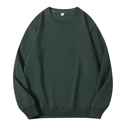 Autumn O-Neck Cotton Women's Sweatshirt Hoodies Basic Loose Casual Women Pullover Solid Sweatshirt Ladies Tops Factory Wholesale
