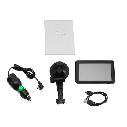 GPS Navigator 5 inch Touchscreen 8GB 128 MB Driving Alert GPS Device FM Satellite