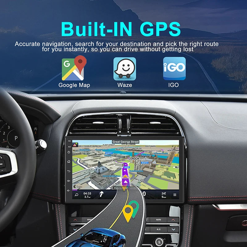 7''  For VW Polo MK4 2001-2007 Car Radio Stereo Android 15 Auto Navi CarPlay Wifi Rear Camera Head Unit GPS FM BT Google Map FM