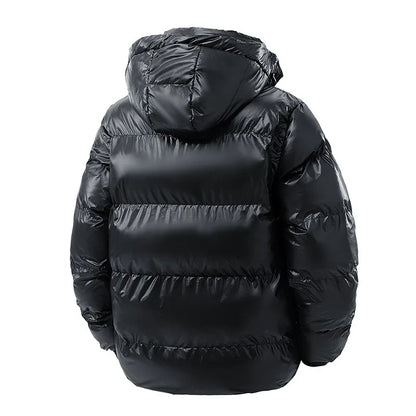 Winter Casual Down Warm Cotton Jacket Men Comfortable Fashionable Outdoor Warm Cotton Jacket Fashion Men  Hooded Cotton Jacket