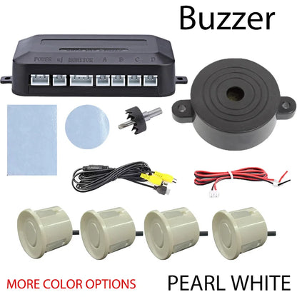 CVBS Dual Core CPU Car Video Parking Sensor Reverse Radar System Digital Display Auto Parking Assistance