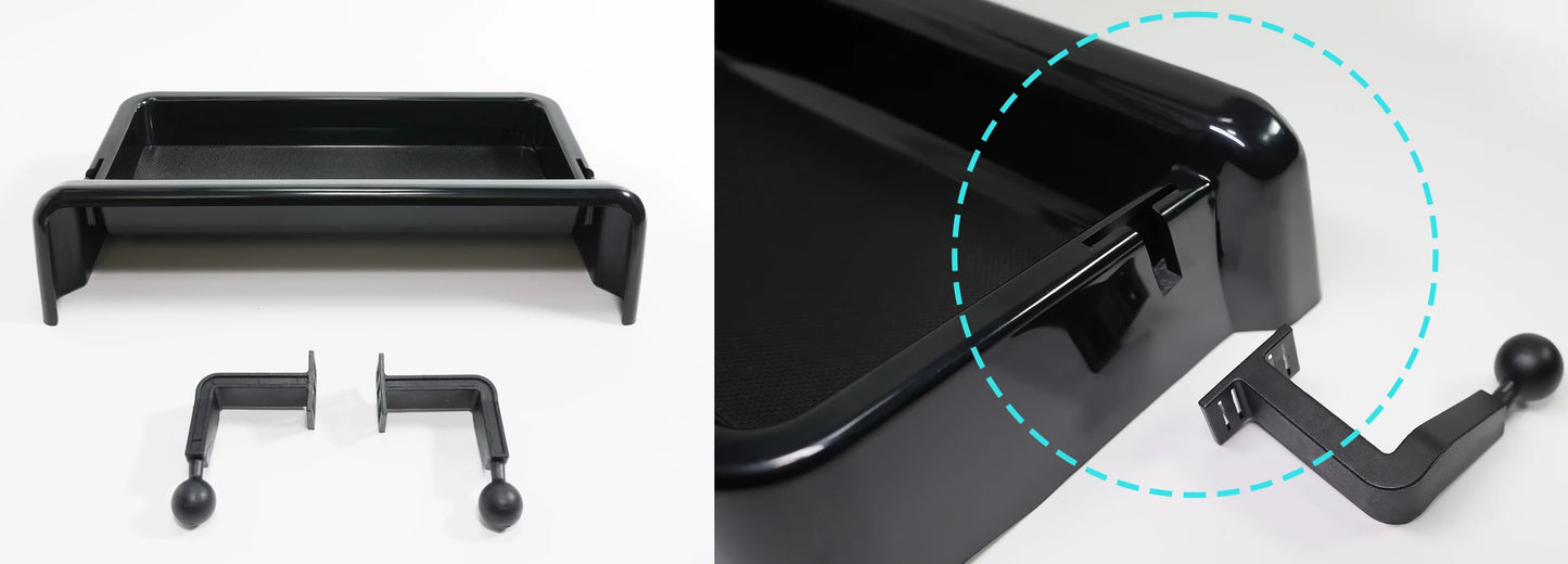 For Honda Odyssey RL6 2018-2022 2023 2024 Double Phone Holders Base Multifunctional Storage Box Car Screen Fixed Car Accessories