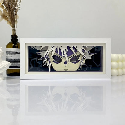 Anime Series Paper-Cut Light Room Bedroom Night Light Remote Control Colorful Light Box Atmosphere Light