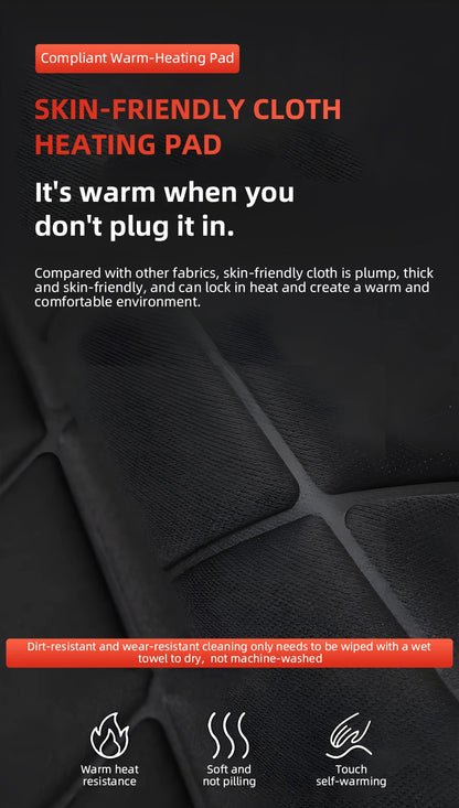 12V Car Heating Seat Cushion Seat Covers Winter Car Seat Heater  Car Accessories Heating Pads Universal Available In Black Red