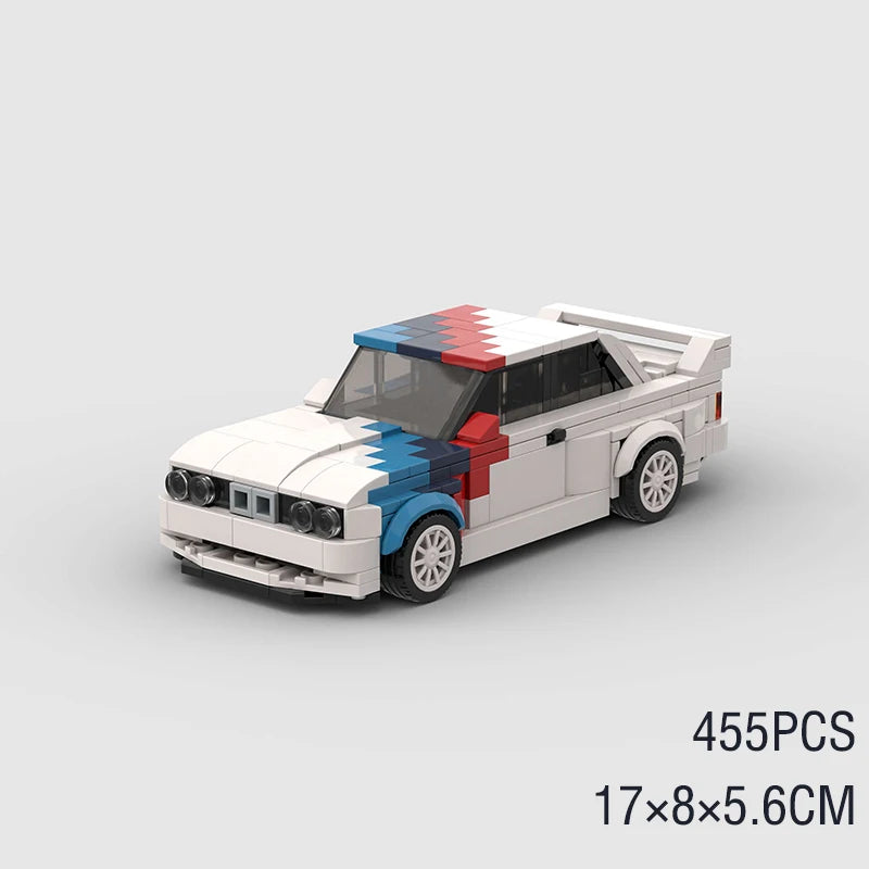 MOC Speed Car Miata MX-5 NA M3 Super Race Sport Vehicle Model Building Block Technical Racing Brick Toy Christmas Gift City