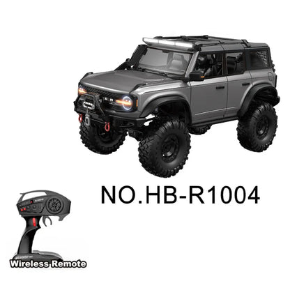 1/10 RC Car 4WD RTR HB R1001 Horse Full Scale with LED 2.4G Electric Remote Control Rock Buggy Off-road Vehicle Toys Boys Gifts