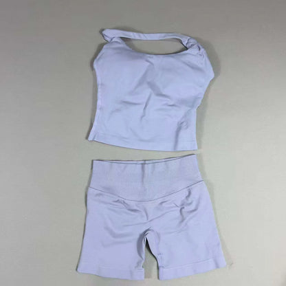 2 Pieces Sportswear Women Yoga Set Gym Clothes Sportswear Yoga Suits High Waist Scrunch Fitness Tracksuits  Pilates Set