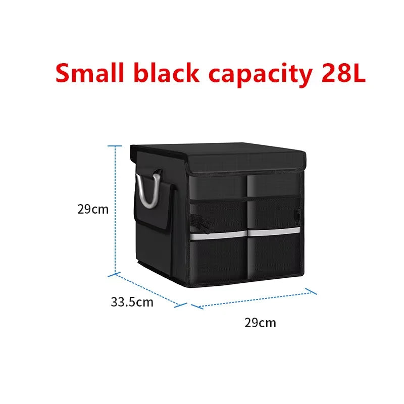Oxford Cloth Car Storage Box Trunk Storage Organizer Foldable Multifunctional Car Camping Storage Bag Storage Rack