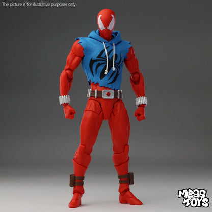 New Mess Toys Scarlet Spiderman Hero Anime Action Figures Red Spider Ben Reily Figurine Spider-Man Model Statue Kids Toy Gifts