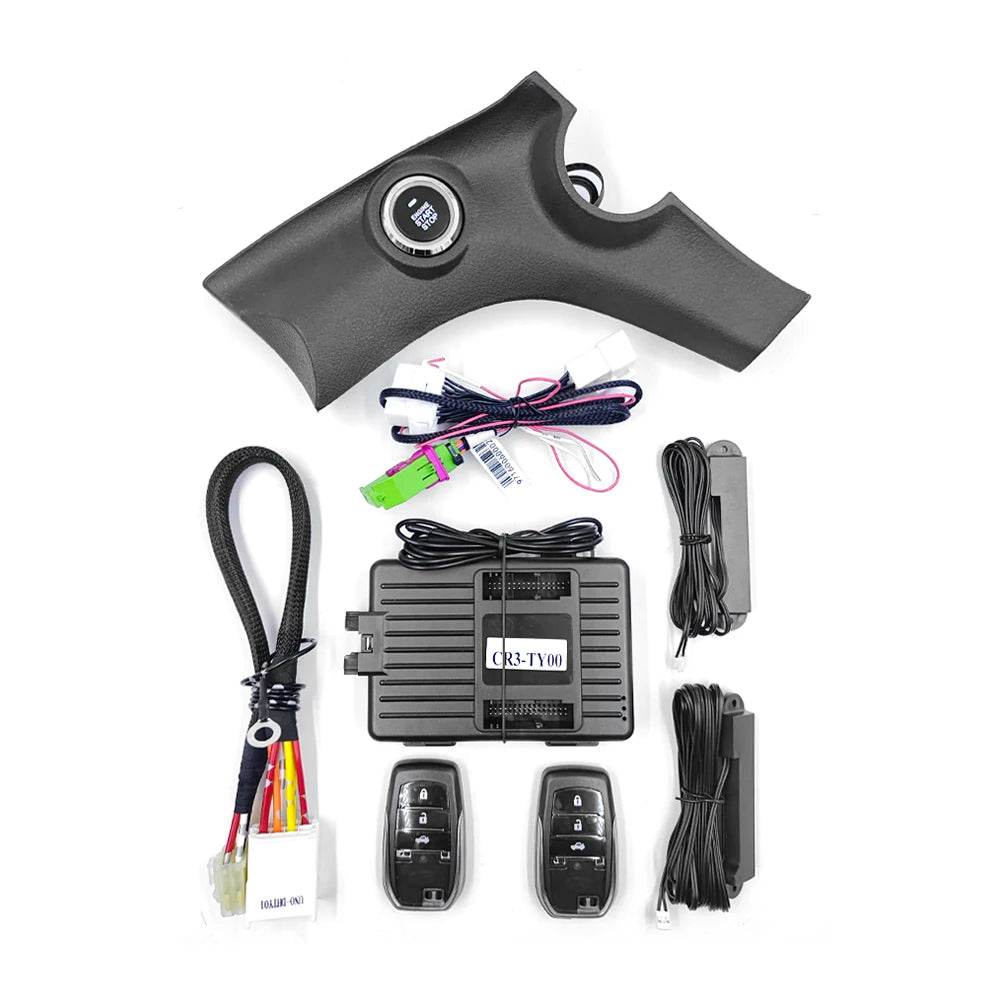For  Highlander 2009 2010 2012 2013 Upgrade Engine Push Start Stop Remote Key Starter System And Keyless Entry Car Accessories