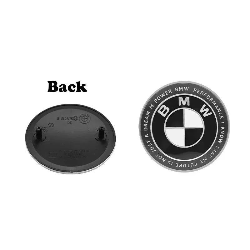 For BMW E39 E46 E87 E60 E90 Ac E30 E36 G20 74mm82mm Hood Emblem Car Front Bonnet Logo Trunk Cover Badge Auto sticker Accessories