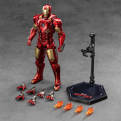 ZD Toys Iron Man MK8 MK34 MK20 MK32 MK31 MK18 MK28 Action Figures Tony Stark Movable Anime Mecha Model Avengers Collection Toys