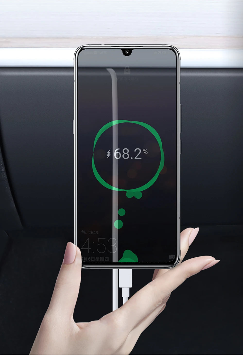 YZ Glove Box Docking Station For Tesla Model 3 Y Juniper Highland Quick Charger 4 USB Shunt Hub Flocking Adapter Powered Splitte