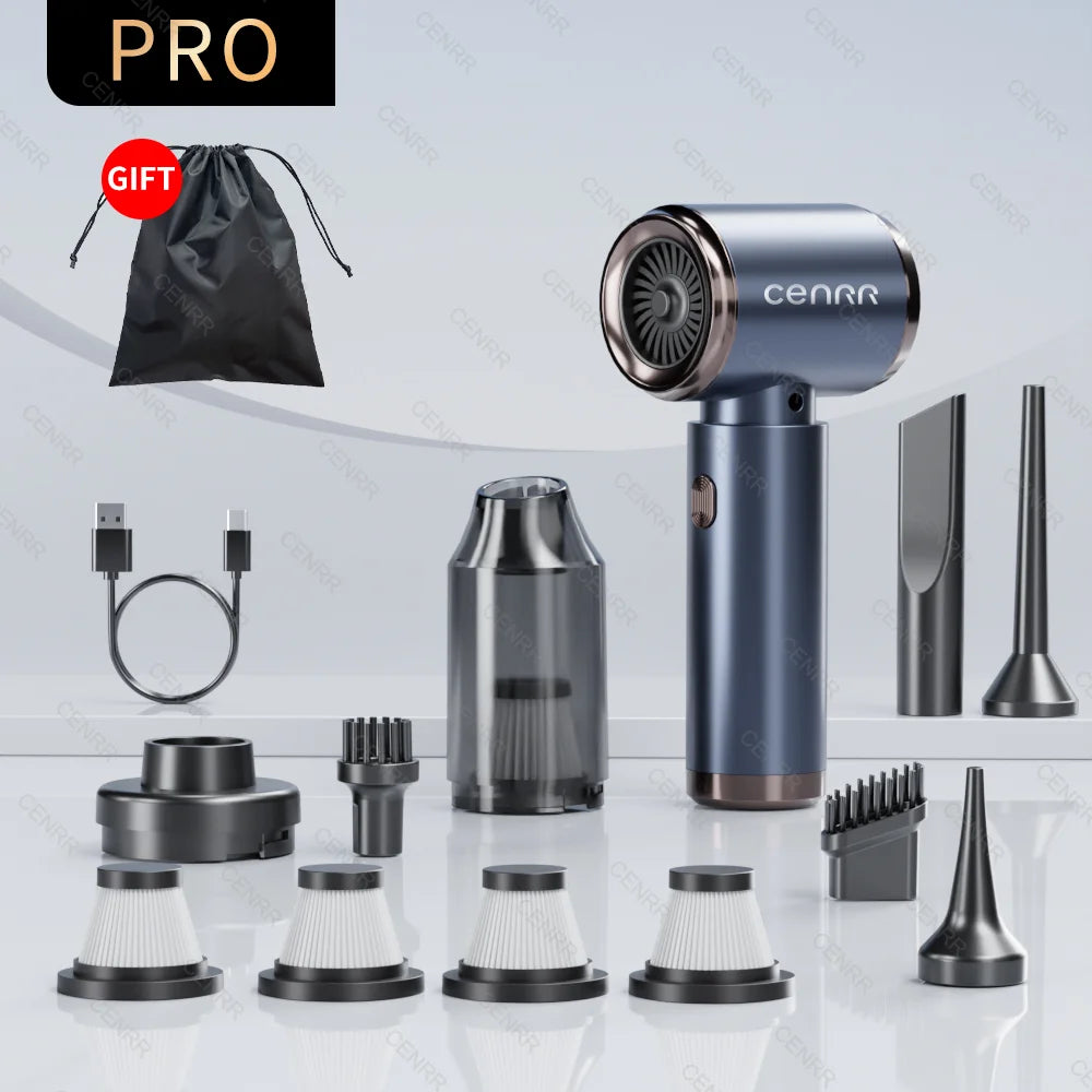 CENRR Car Vacuum Cleaner High Suction Wireless Vacuum Cleaner Cordless Vacuum Cleaner for Car High Pressure Cleaning Machine