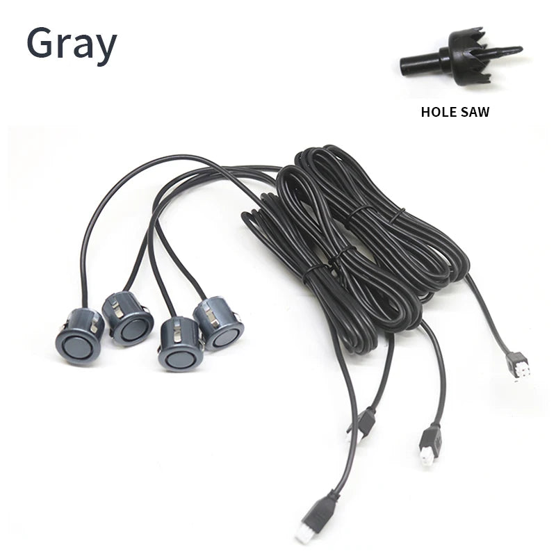 4pcs 18.5mm Car Parking Sensor Park tronic Reverse Probe Black Red Grey Silver White for Vehicles Sensor Fitting