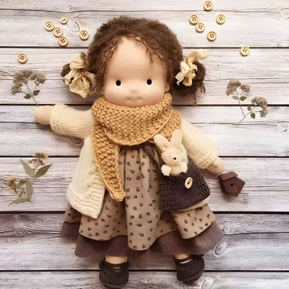 30cm New Waldorf Handmade Cotton Stuffed Plush Doll Kawaii Anime Collection Model Room Decoration Festival Gift Adults Toys