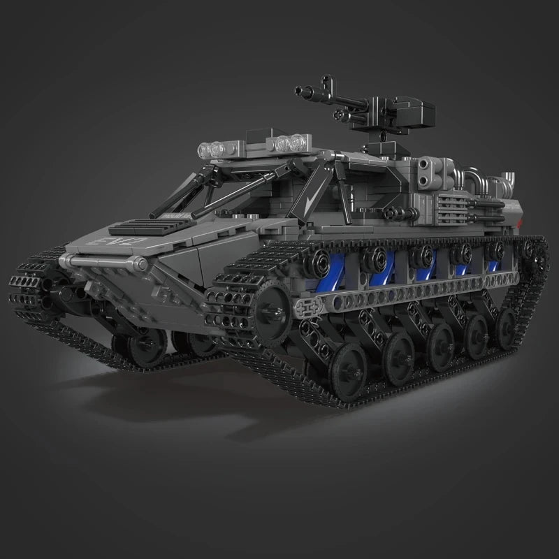 Technical Remote Control Military Tank Building Block RC EV2 All-terrain Tracked Vehicle Model Bricks Toys For Kids Gift