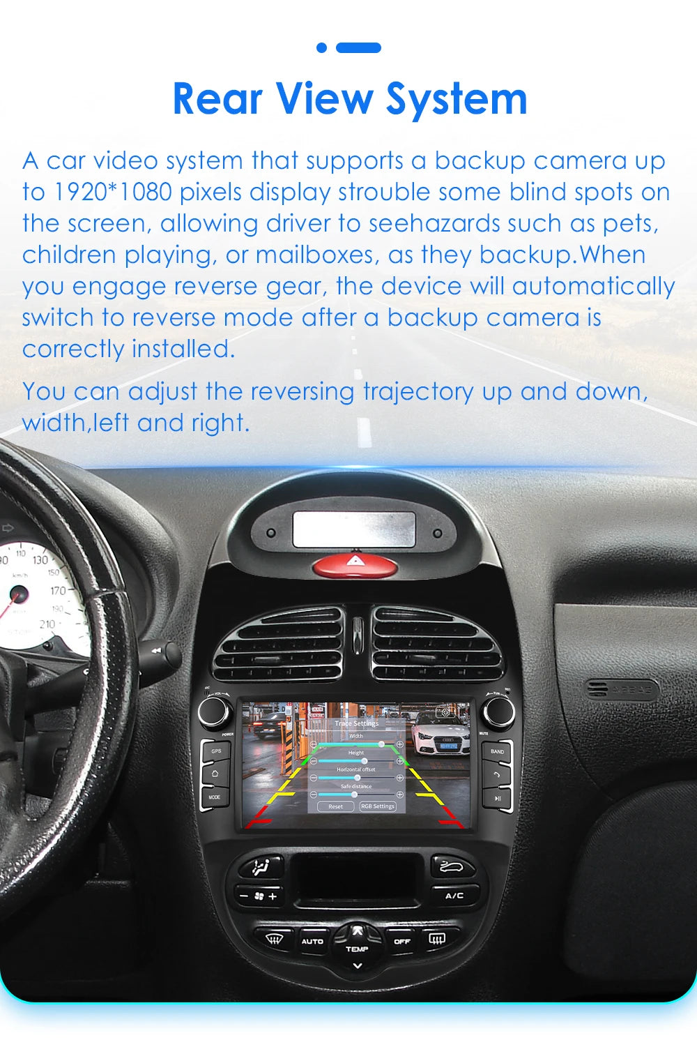 Android 14 Car radio for PEUGEOT 206 206CC 206SW 2000-2005 2006 2007 2008 Multimedia player GPS navi Video 7862 2din Autoradio