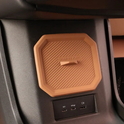 For Chery iCAR V27 2026 Silicone Central Control Lower Storage Box Interior Storage Privacy Box Modification Accessories