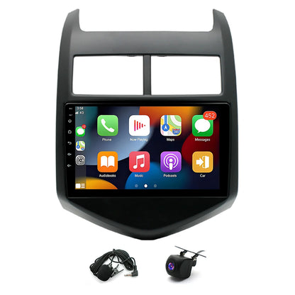 Android 14 car navigation 9-inch built-in Carplay + Android auto / 4 + 64G + AHD camera + microphone For 2011-2016 Holden Barina