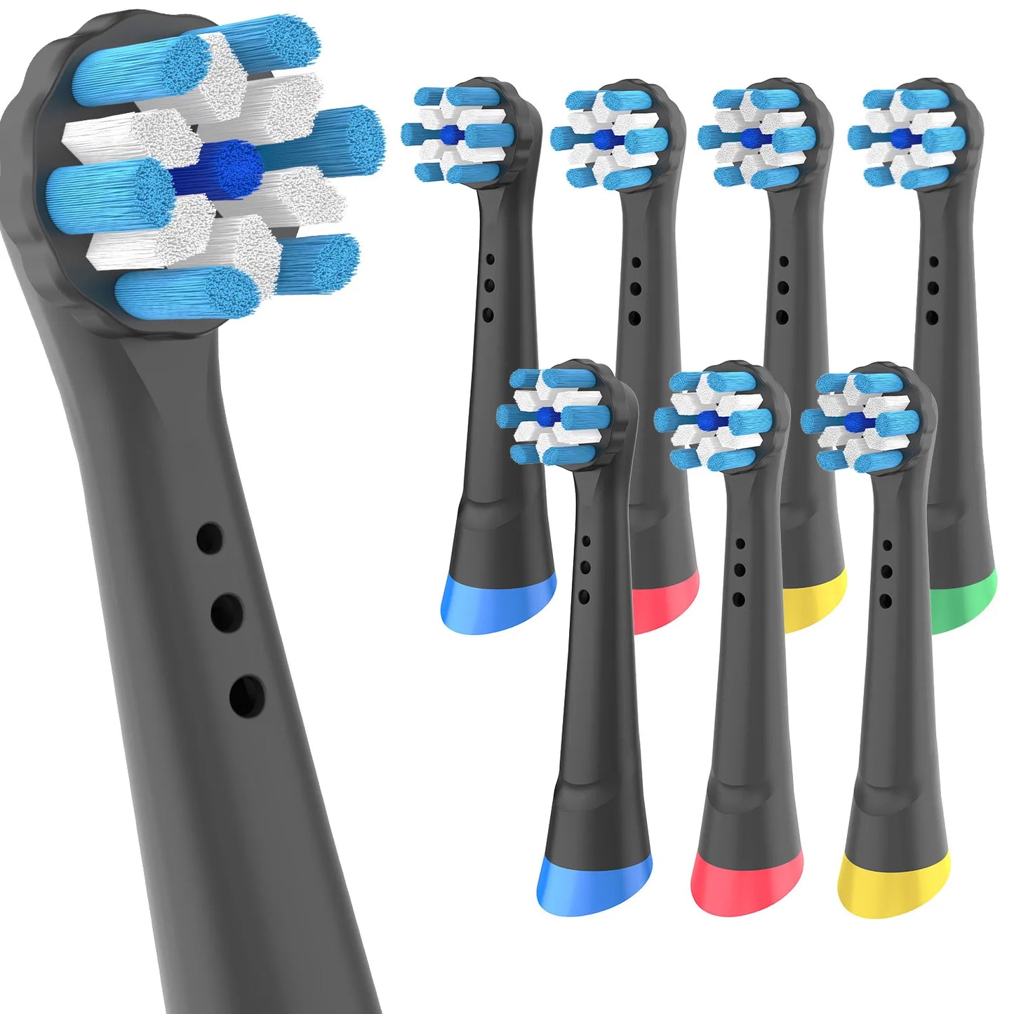 Toothbrush Head Compatible with OB iO Brush Heads Electric Toothbrush Replacement Heads for IO 3/4/5/6/7/8/9/10,4 Pack