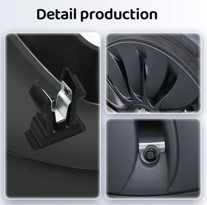 4PCS 19 Inch Hub Cap for Tesla Model Y 2024  Performance Replacement Wheel Hubcap Right&Left Wheel Cap Full Rim Cover Accessorie