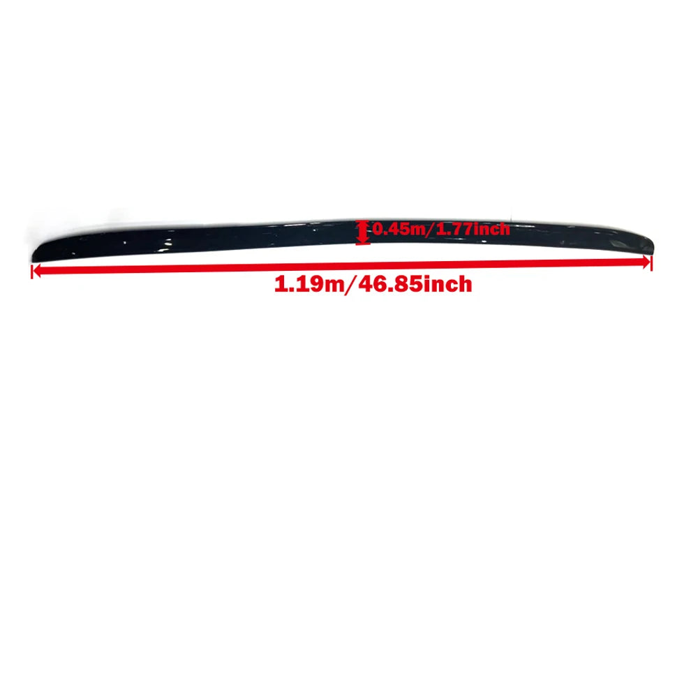 Universal Rear Trunk Boot Lip 1.19m/1.24m Rear Wing Lid Spoiler For Sedans Glossy Black Car Body Kit Accessory