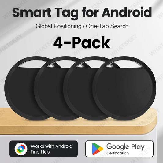 Android Tag Bluetooth GPS Tracker Airtag for Phones Work With Google Find My App Finder Smart Tag for 2025