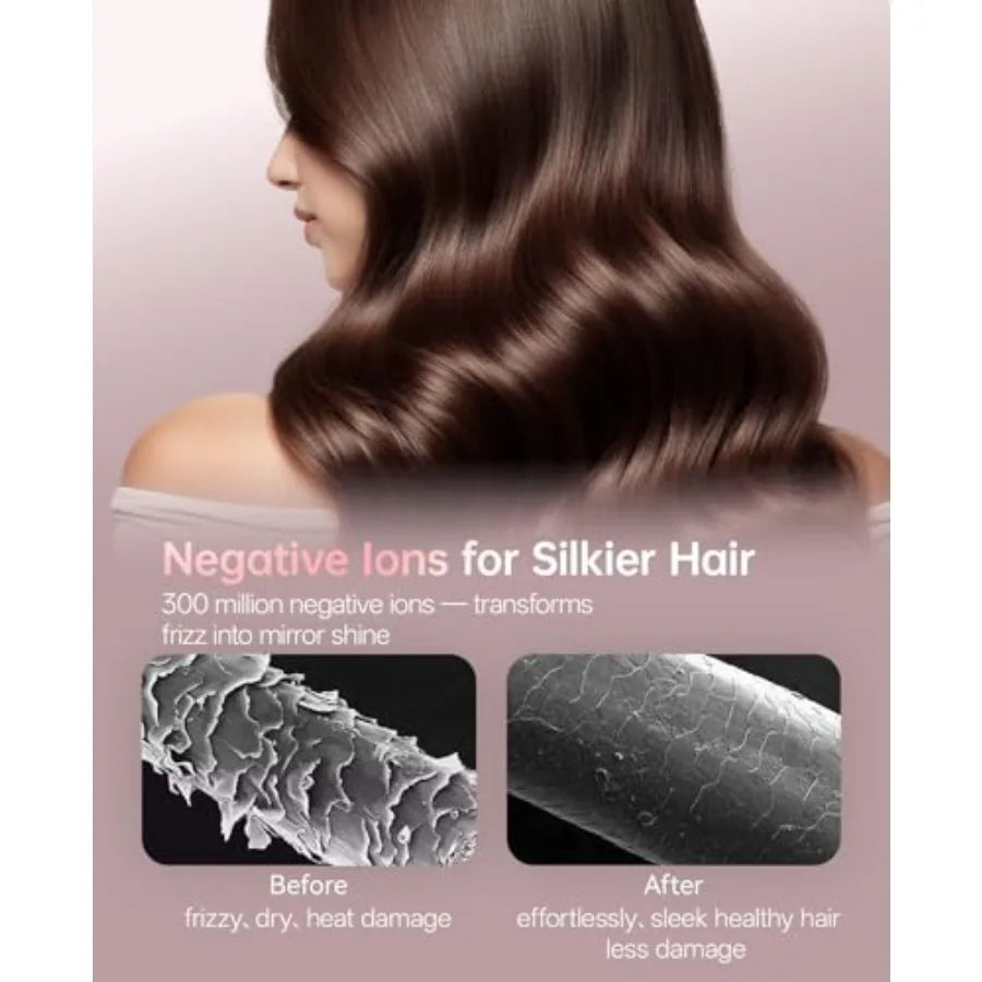 Home travel use diffuser hair dryer for curly hair, ionic ceramic material, rose gold color, high-speed fast drying with profes
