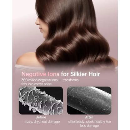 Home travel use diffuser hair dryer for curly hair, ionic ceramic material, rose gold color, high-speed fast drying with profes