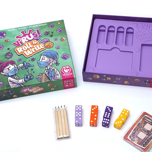 Virus roll & write Un divertidisimo