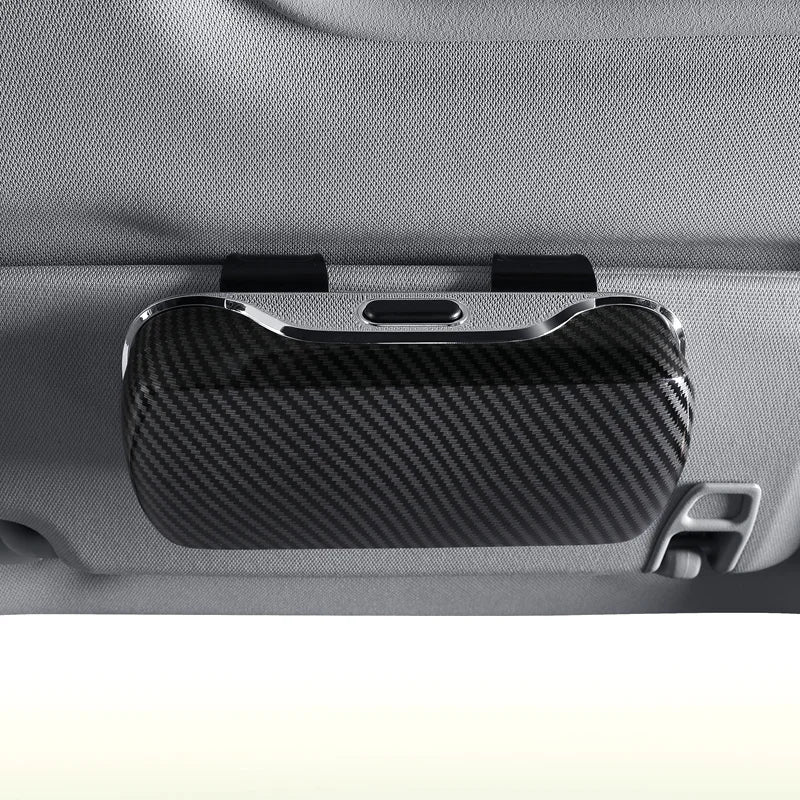 Car Emblem Sun Visor Glasses Case Sunglasses Storage Gift Box For Mercedes Benz AMG GLC W203 W206 W220 W205 W211 W212 W201 W210