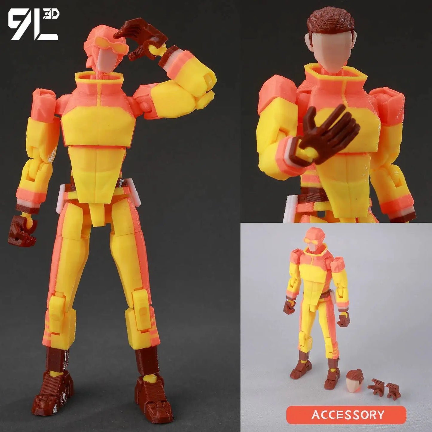 9L3D Printed Superheroes Invincible 2.0 Anime Multi-Jointed Shapeshift Toys Action Figures Mannequin Model Ornaments Gifts