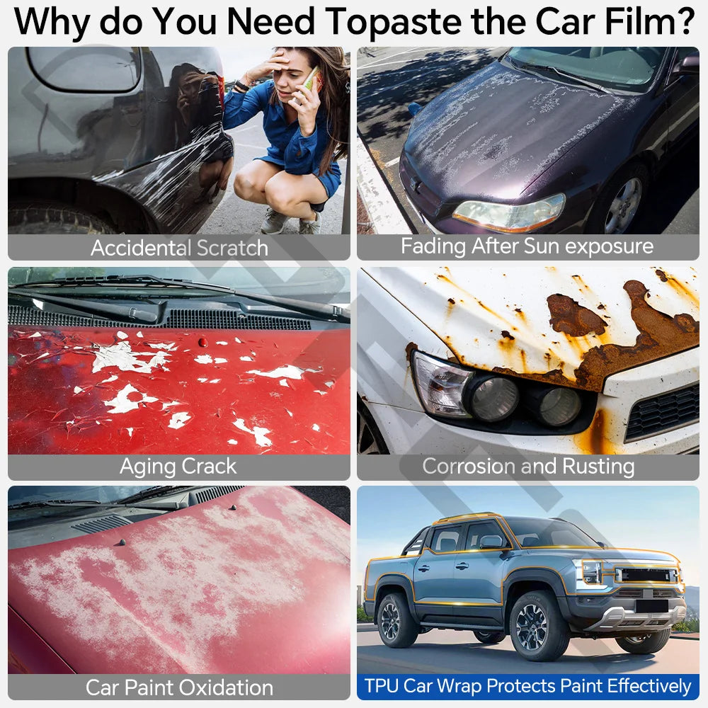 For BYD Shark 2024-2025 TPU Car Film 9Mil Pre-Cut Paint Protection Film Full Vehicle PPF Invisible Anti-scratch Vinyl Wrap Film