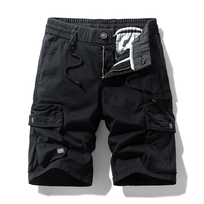 Summer Men Cargo Cotton Shorts Mens Beach Multi Pocket Shorts Pants Man Spring Casual Fashion Joggers Shorts Male Dropshipping