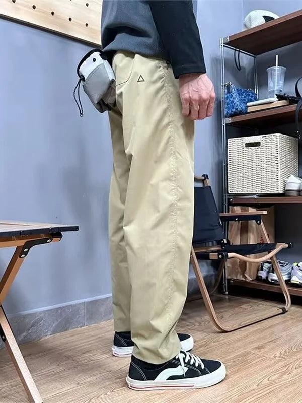 Men's Soft  Climbing Pants Spring Autumn Casual Workwear Outdoor Mountain Climbing Trousers Waterproof Windproof Straigh...