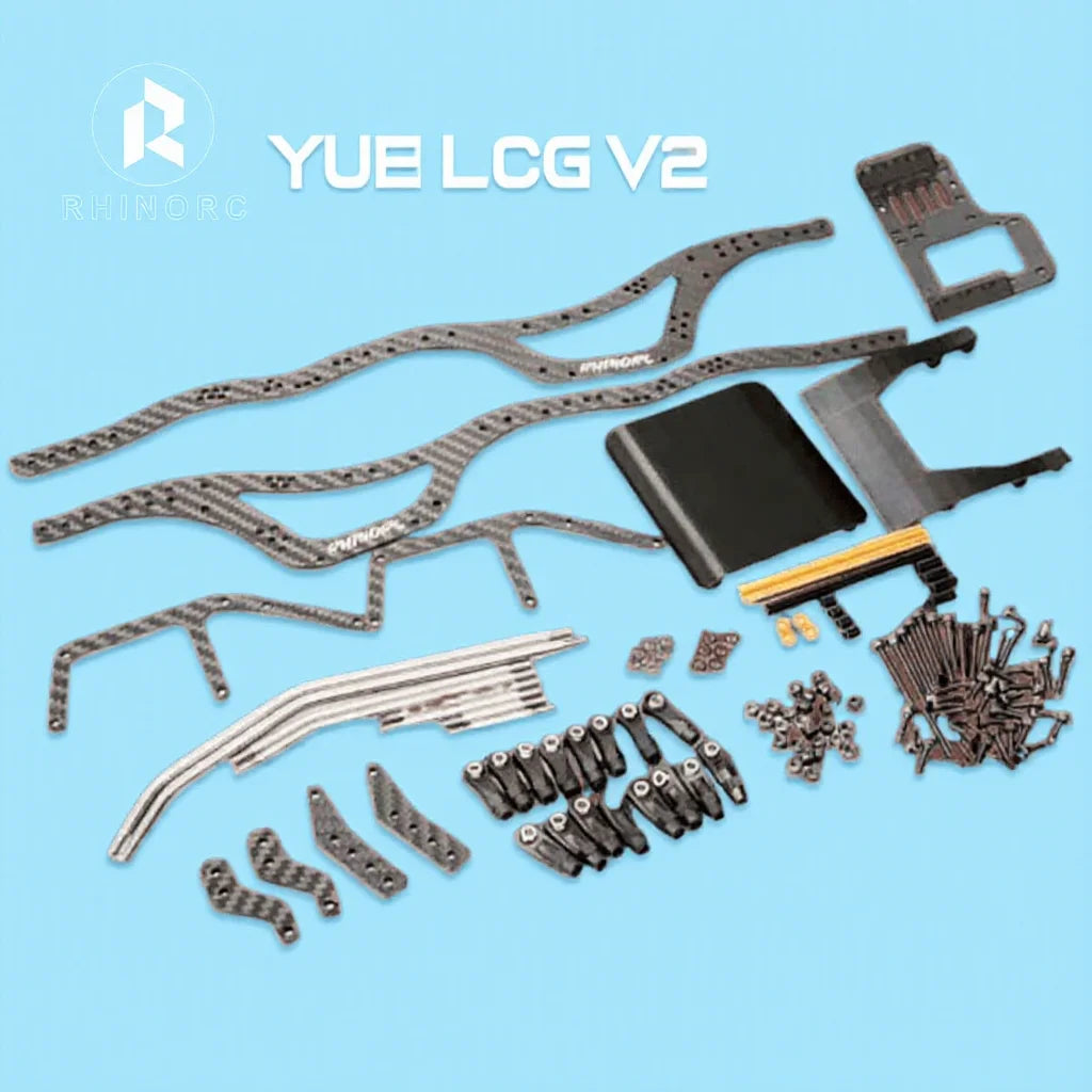 RhinoRC YUE LCG v2 Crawler Frame Chassis Kit,with Titanium Alloy Link,for 1/10 RC Crawler Car