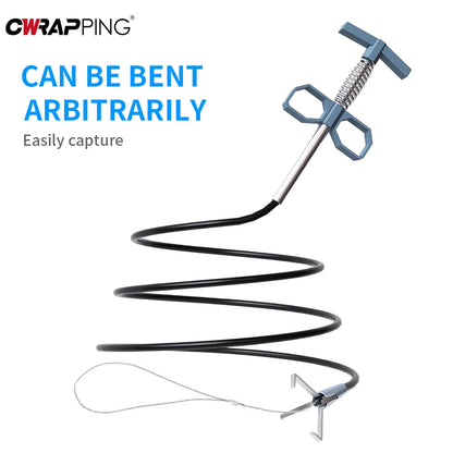 SpringLoaded Car Door Opener Handheld Detachable Tool for Auto Window Repair Car Unlock Stainless Steel Car Door Open Tool
