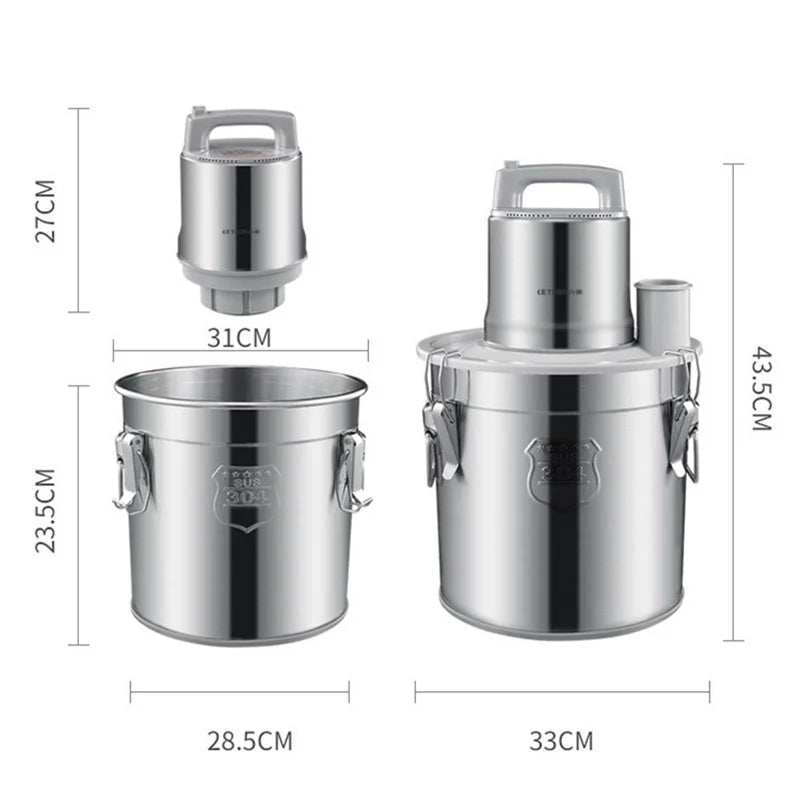 16L Mincer Meat Grinder Electric Garlic Machine Commercial Meat Grinder Large Capacity And High Power Stainless Steel Stir