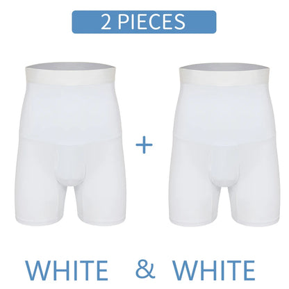 Men Tummy Control Shorts Body Shaper Compression High Waist Trainer Belly Stomach Flat Slimming Shapewear Boxer Underwear Fajas