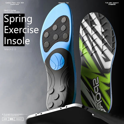 Basketball insole Spring Orthopedic Sport Insoles Shock Absorption Breathable Sole Pad Sport Arch Support Feet Pain Care Insole
