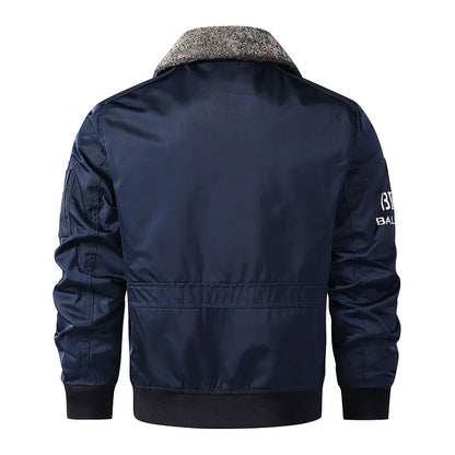 men's autumn winter thickened baseball uniform trendy coat Men's military fan jacket men MA-1 american overalls pilot jacket