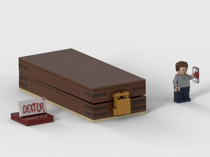 MOC 194pcs  Dexter Morgan's Trophies Box nan Perfect Birthday Party Favorite DIY Building Blocks for Kids Christmas Gift Toys