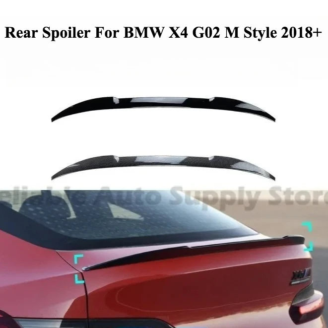 For BMW X4 G02 X4 M 2018+ Rear Spoiler Wing Trim Upgrade Stylish Durable High Quality Automotive Modification Accessories