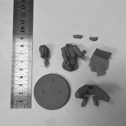 1/24 Scale Resin Figure Model Kit Realistic Theme Miniature Hot Female Secretary Figurine Unassembled Unpainted