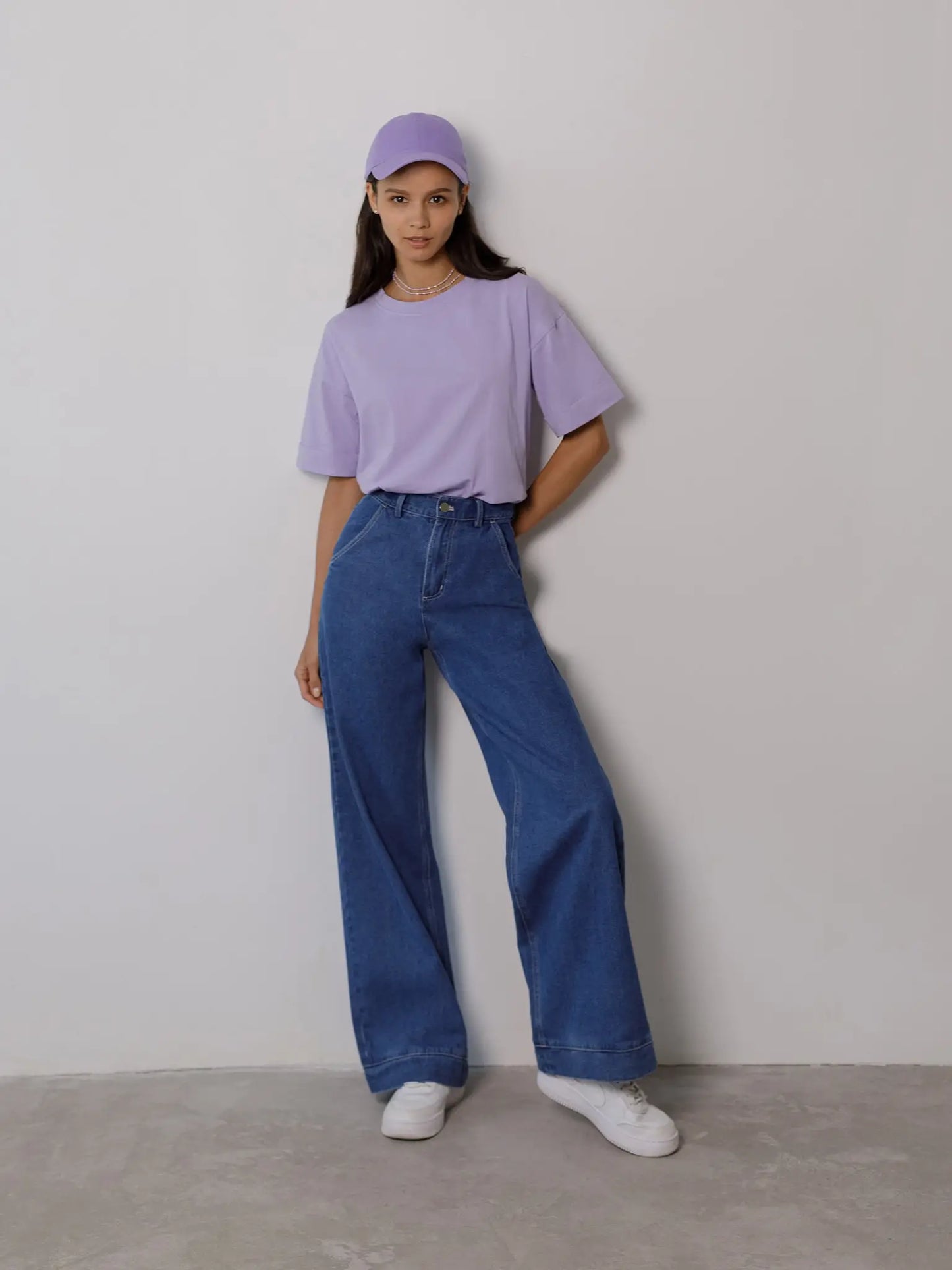 Bornladies 2025 Women's Summer 100% Cotton T-shirt Bottoming Basic Fashionable Solid Lady Short Sleeve Loose Tops Shirts