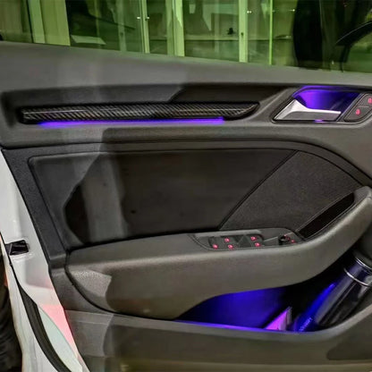 For Audi A3 S3 RS3 8V 8Y 2013-2020 MQB LED Ambient Lights Air Vent Interior Dashboard Cup Holder Car Door Decorative Lamp APP